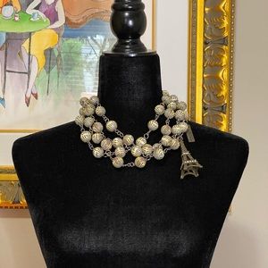Eiffel Tower Statement Necklace